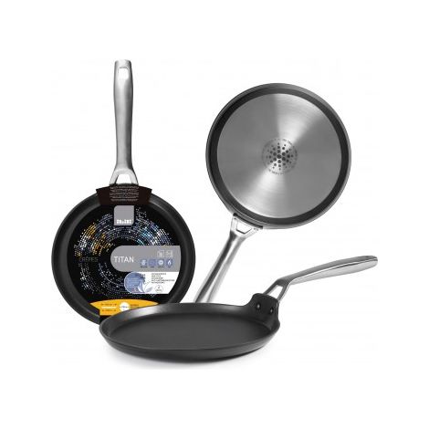 ibili Titan sartén para crepes 26 cm plateada