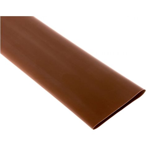 Guaina termorestringente a parete sottile, sezioni da 1 m, CR 38.1/19.1 marrone, 427596