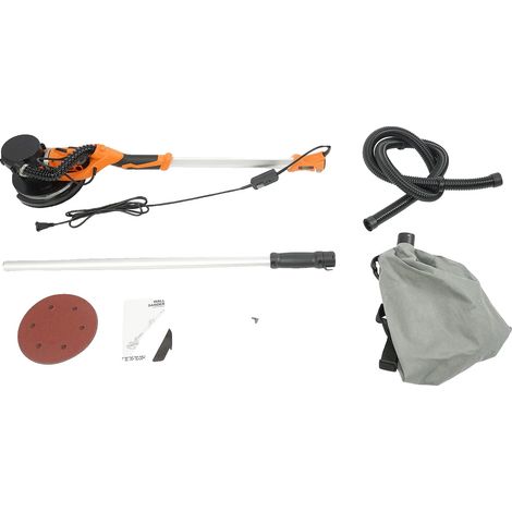 Trockenbauschleifer, Längenverstellbar, effiziente Staubabsaugung, Orange (1/2)