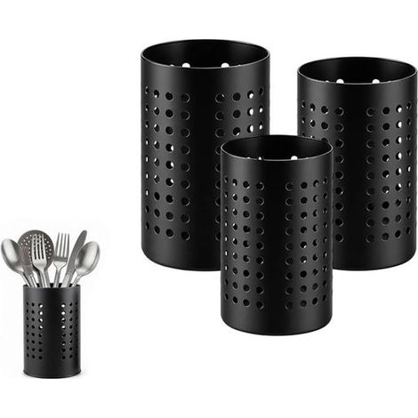 Égouttoir à Vaisselle Acier Inoxydable Noir 2 Grands + 1 Petit – Egouttoir 2 Niveaux pour Assiettes et Verres (1/5)