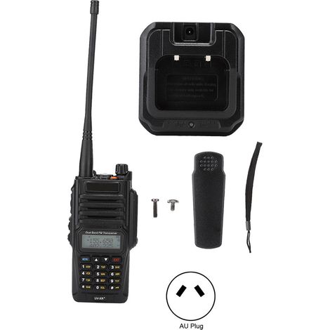 Talkie-walkie Baofeng UV-XR PLUS étanche double fréquence VHF/UHF 100-240VAU prise UE (1/5)