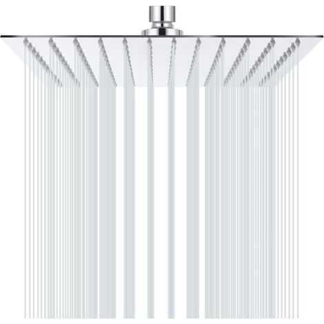 30x30 cm square stainless steel immersion shower head (1/5)