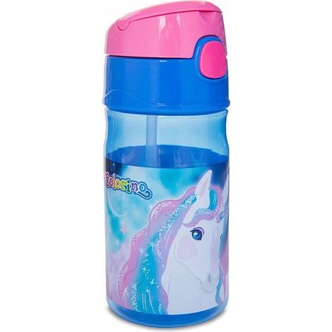 Bouteille d'eau Colorino licorne pratique de 300 ml