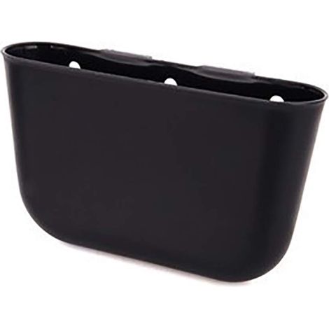 1 Papelera para coche, gancho para colgar, plástico impermeable, almacenamiento portátil, interior del vehículo (1/4)
