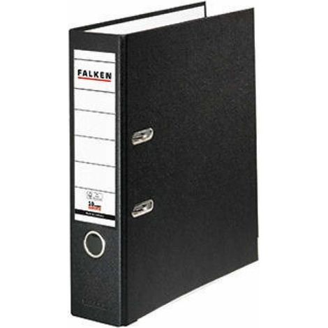 Falken Ordner S80 09984089 DIN A4 80mm PP schwarz (1/5)
