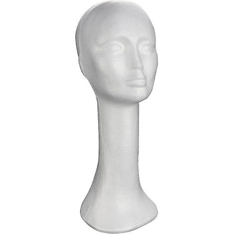 1 Stück Styropor-Perückenkopf