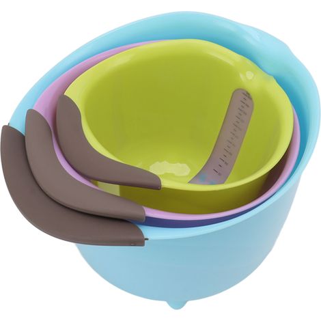 3 Pièces Passoires Empilables en PP Alimentaire pour Lavage de Fruits et Légumes, Rangement Cuisine (1/5)