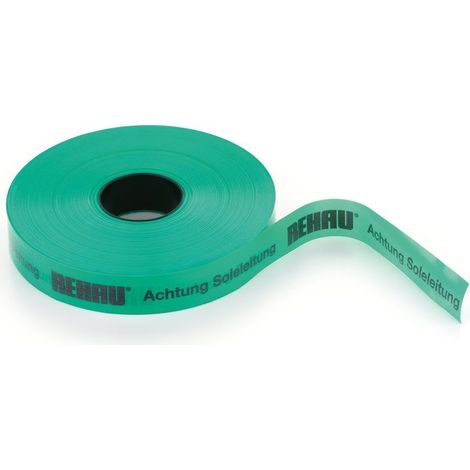 Ruban de signalisation RAUGEO, longueur 250 m, largeur 40 mm, vert