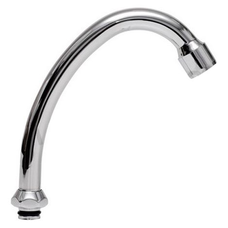 Bec verseur pour robinet 1/2" type F, longueur 300 mm (1/3)
