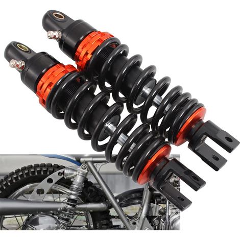 Pièces de rechange pour motos : amortisseur arrière réglable de 235 mm, compatible avec la plupart des modèles. (1/5)