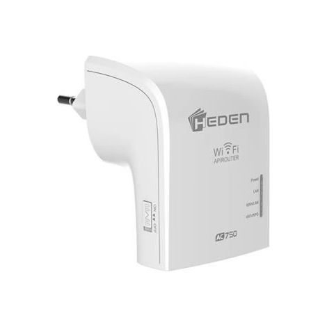 Ripetitore wifi eden-park ac750 doppia banda 750 Mbps 2 porte