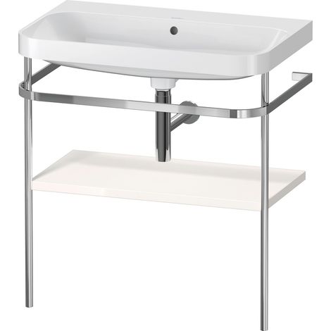 Duravit Happy D.2 Plus c-shaped Set avec console métallique,