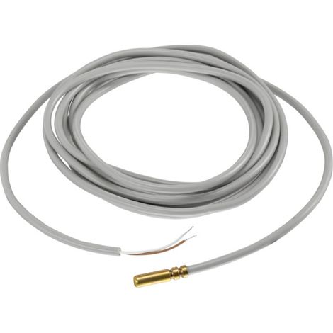 OVENTROP Temperaturfühler Sensor LW TH zur Temperaturmessung und -erfassung in Tauchhülsen und Speichern, Fühlerelement PT 1000, Dauertemperaturbereich bis 105C, Länge 3 m, 1369093 (1/2)