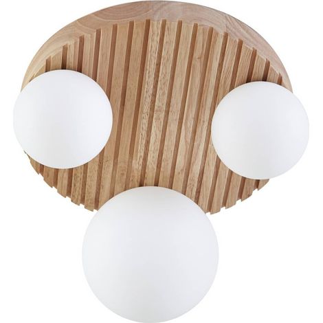 Deckenlampe "Mori" aus Holz für Wohnzimmer & Esszimmer von Lindby