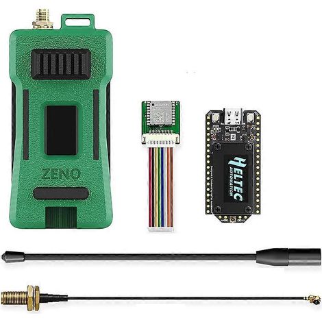 Heltec V4 Meshtastic ESP32-S3 SX1262 Dev-Board WIFI Lora 32 Kit Case Antena Verde Módulo GPS Meshcore instalable (1/5)