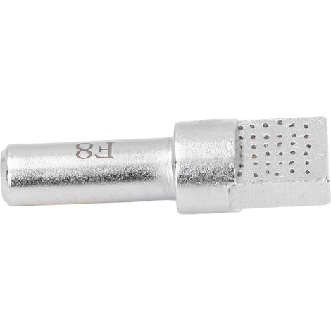 Dresseur de meule, dresseur à tête carrée diamantée, outil de façonnage et d'ébavurage, diamètre de la tige : 10 mm (1/5)