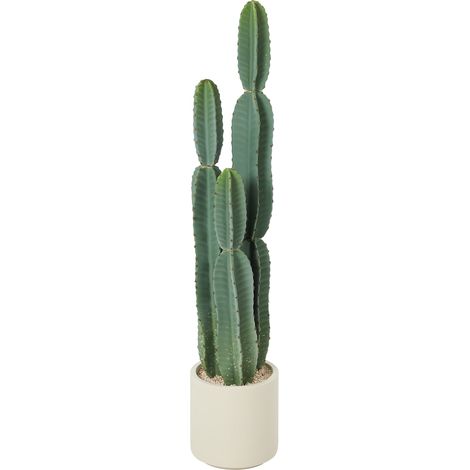 Cactus artificial en maceta, 111 cm de alto, verde (1/5)