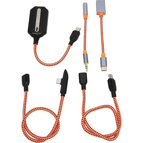 Adaptateur casque 3 en 1 3.5mm vers USB-C, convertisseur multiprise avec charge rapide PD 60W QC 18W pour iPhone et Android (1/5)