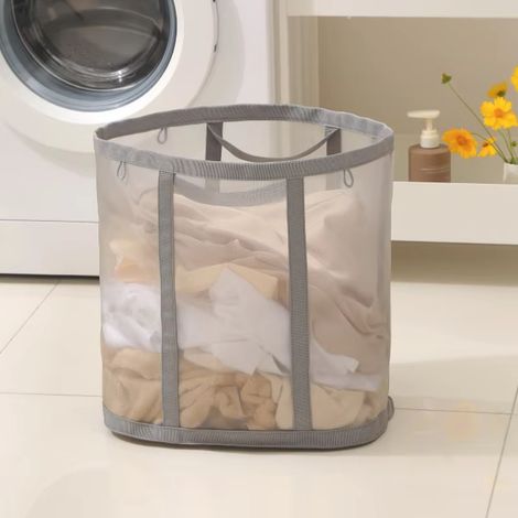 200 pièces Panier linge pliable 1 pièce organiseur vêtements sales salle bain (1/5)