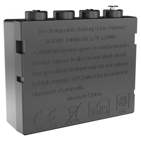 Batterie 3.7V 1.4Ah LiPo 603040 pour Lampe H7R.2 , iH7R CRI Led Lenser (1/5)