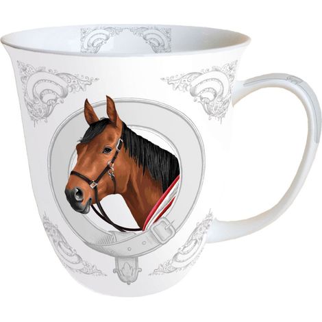 Cheval - Tasse en Porcelaine Fine