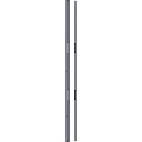 Bandeau ventouses 2 x 300 kg en 2500 mm 12-48 Volts DC automatique gris anthracite RAL 7016 satiné - SEWOSY