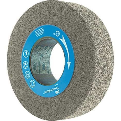 3M SCOTCH -BRITE Disque de finition compact (SiC), FS-WL,⌀ disque x largeur x⌀ alésage: 203X51X76 mm