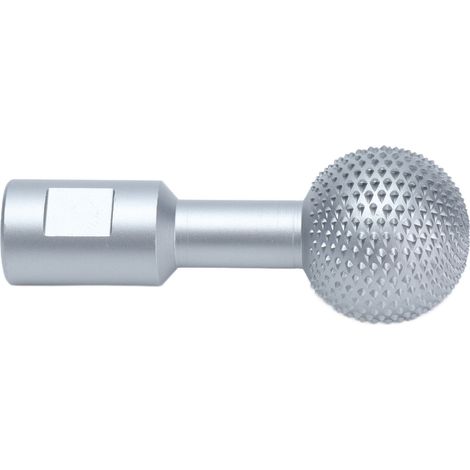 Tête de meulage sphérique 14mm pour perceuse, fraise rotative pour sculpture sur bois et métal, accessoire meuleuse d'angle en acier au carbone argenté