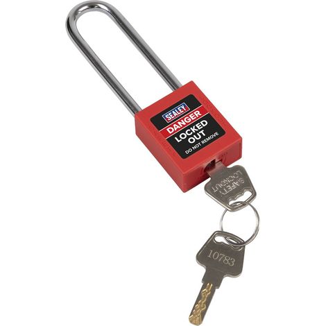Sealey EV12 Long Shackle Safety Lockout Padlock (1/5)