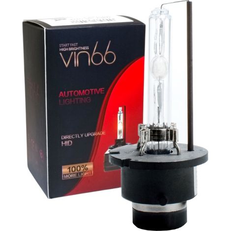 Xenon D2S 6000K Glühbrenner mit Metallrahmen und Xenonlampe