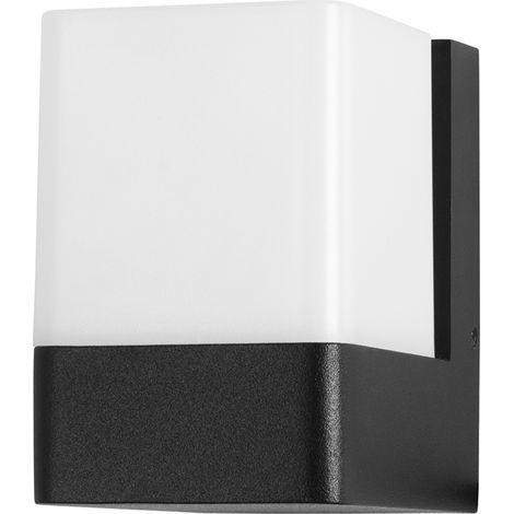 Aplique Exterior IP44 LED 9.4W Blanco Neutro - 4000K Negro para Jardín, Terraza