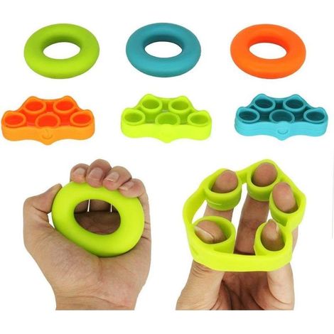 Main Grip Entraînement Set, Muscleur de Main Doigt Civière Pour Les Athlètes Escalade Musiciens Soulager le Stress et la Thérapie Physique Entraînement Doigt Exerciseur V7045-1 (1/5)