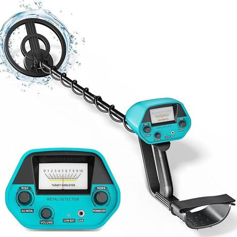Détecteurs de Métaux avec Batterie Rechargeable, Réglables de 78 à 108 cm Haute Précision, Détecteurs de Métaux Étanches, Enfants et Adultes