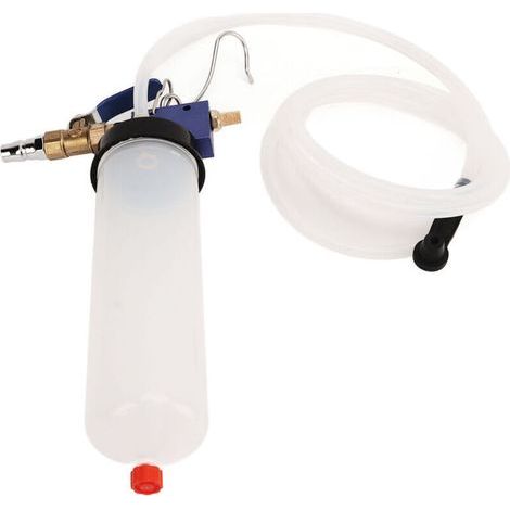 Outil de vidange pneumatique pour liquide de frein et de direction assistée – efficace, fiable et facile à utiliser pour voiture et moto (1/3)