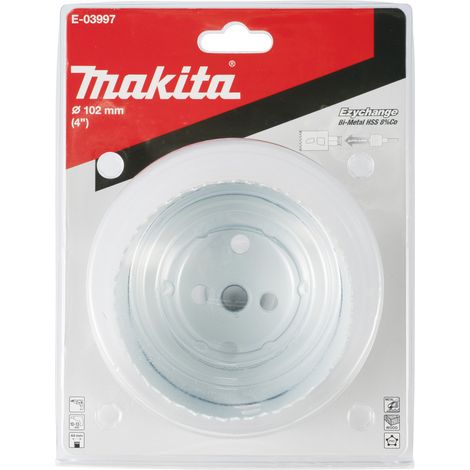 Scie cloche Makita E-03997 Ezychange 102 mm HSS Bi-metal
