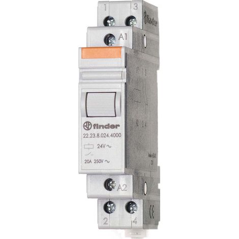 Finder Installationsrelais 1S/1Ö 20A 12VAC 22.23.8.012.4000