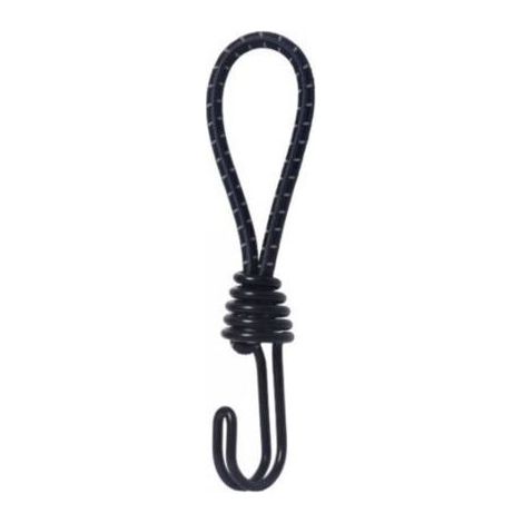 Lot de 10 tendeurs en caoutchouc avec crochets en spirale, crochet tendeur élastique court de 16 cm, tendeurs de bâche avec doubles crochets, tendeurs universels avec attaches pour camping, b