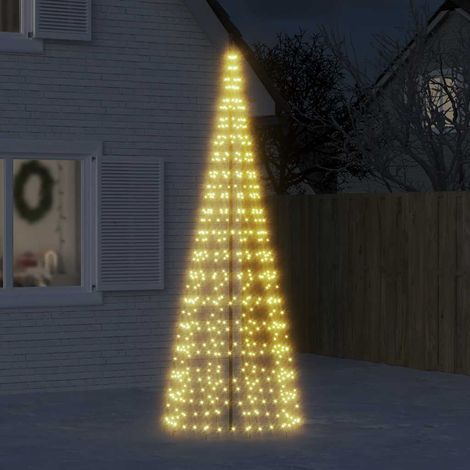 LED-Weihnachtsbaum 550 LEDs Warmweiß 300 cm