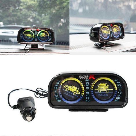 Inclinomètre HUD pour voiture, indicateur de niveau, jauge d'inclinaison pour voiture et SUV (1/4)