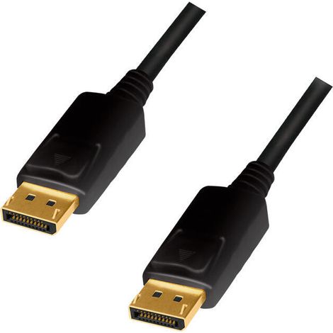 Cable DisplayPort LogiLink: 4K/60Hz, 2 m, para monitores y proyectores, HDR (1/4)