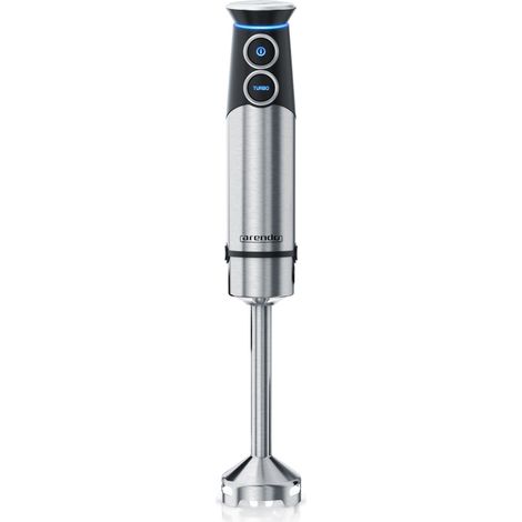 Arendo Stabmixer Edelstahl, elektrischer Pürierstab 1500 Watt, stufenlose Geschwindigkeit, Turbotaste, Rührstab für Babynahrung, Suppe, Smoothie (1/5)
