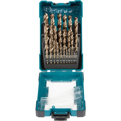 Makita Bohrer-Set 25-tlg., Ø 1-13 mm, HSS-Co, Rundschaft