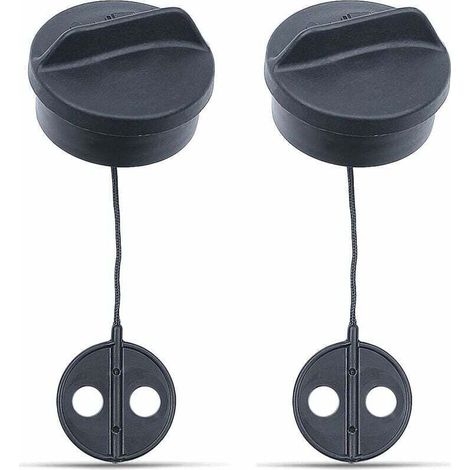 2 Pièces Bouchon de Réservoir pour STIHL FS38 FS45 FS55 FS56 FS80 FS81 FS85 FS88 FS120, AUMEL Bouchon Essence de Débroussailleuse Bouchon de Réservoir Rechange Pièces Détachées