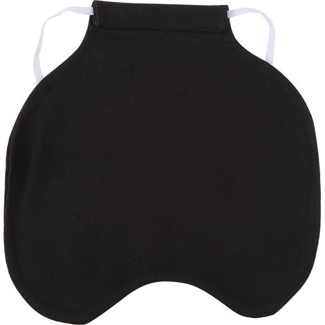 Federschutz für Hühner – Anti-Picken-Rückengeschirr, Geflügelschutzschürze (20 x 19,5 cm), Schwarz (1/5)