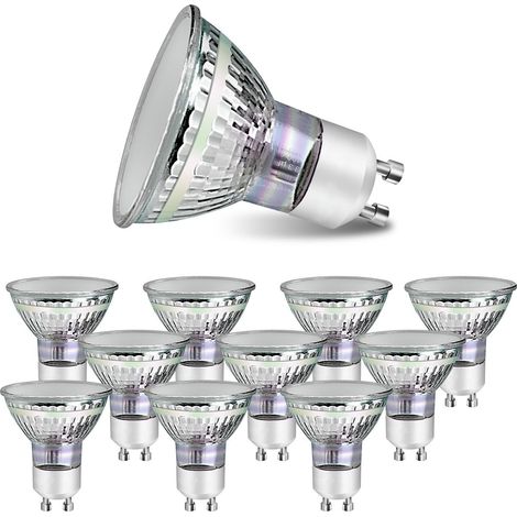 ZMH GU10 LED Blanc Chaud 3.5W 10 pack Ampoule Remplace 40W Ampoule à incandescence 3000K Ampoule à économie d'énergie Angle de faisceau 110° Spot Non Dimmable Ampoule à réflecteur Spot LED GU10 (1/5)