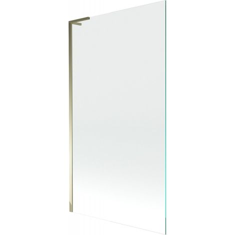 Mexen Next L Badewannenfaltwand 1-flügelig 100 x 150 cm, transparent, gold - 895-100-000-03-00-50 (1/5)