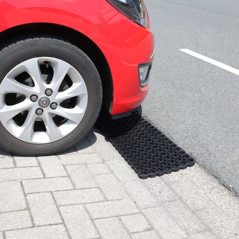 Cinta de goma para canalones Rampa de coche - 150x29,5x2,3 cm