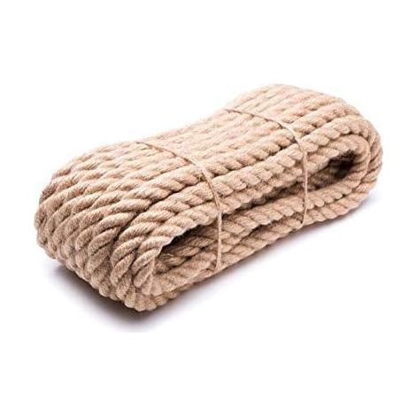 Corde En Jute 18 Mm – 20 M Corde De Jute Corde De Jute Corde D'extérieur En Corde Imprégnée (1/5)