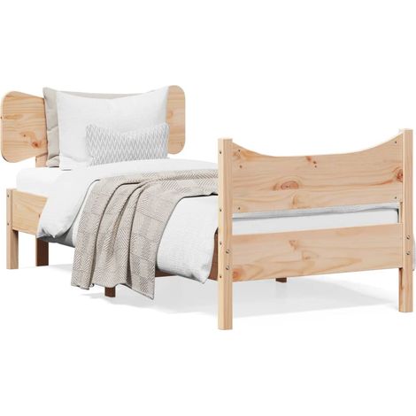 Maison Exclusive - Giroletto senza Materasso 75x190 cm in Legno Massello di Pino