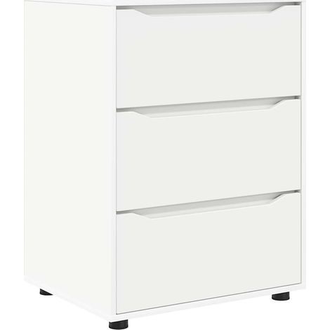 Aufbewahrungsschrank Weiß 60 x 48 x 81 cm Holzwerkstoff vidaXL